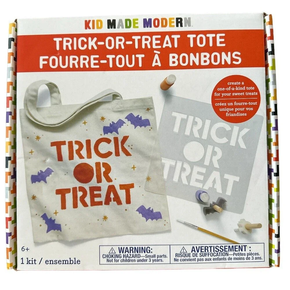 KID MADE MODERN TRICK-OR-TREAT TOTE for Creative Kids